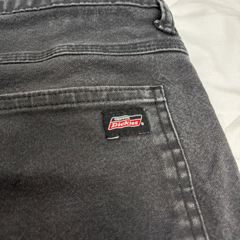 Dickies Men's Work Pants 40x32 Black Cotton Stretch Utility‎ Straight